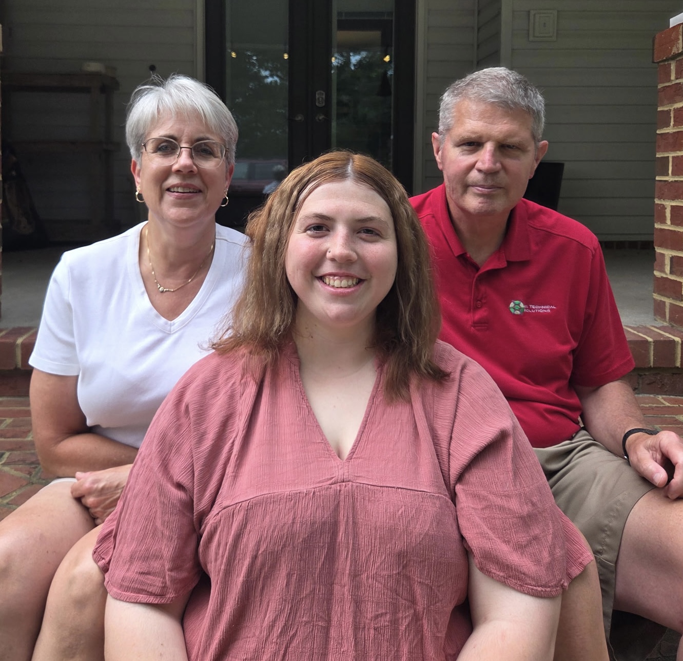 Rebecca Hirschman with family at Ballypines Dog Ranch